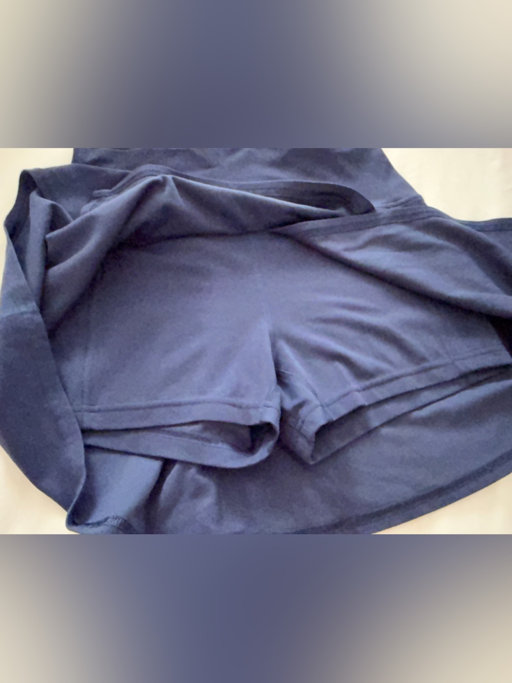 lululemon athletica Navy Athletic Skirt with Built-In Shorts - Picture 3 of 4
